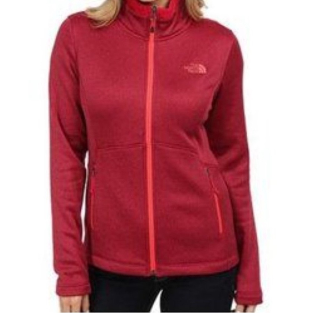The North Face Agave Fleece Lined Jacket Full Zip Up Womens Medium